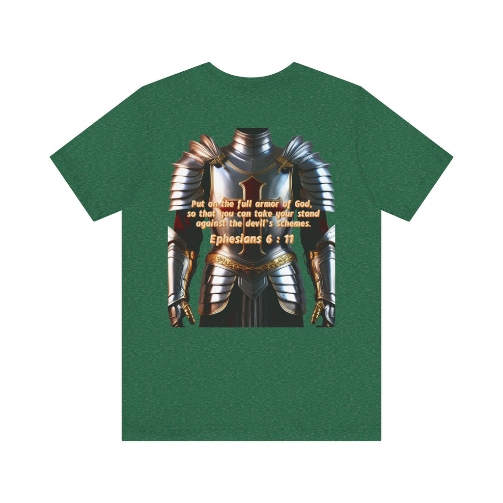 Religious Graphic Armor Of God Design - Unisex Jersey Short Sleeve Tee Printify