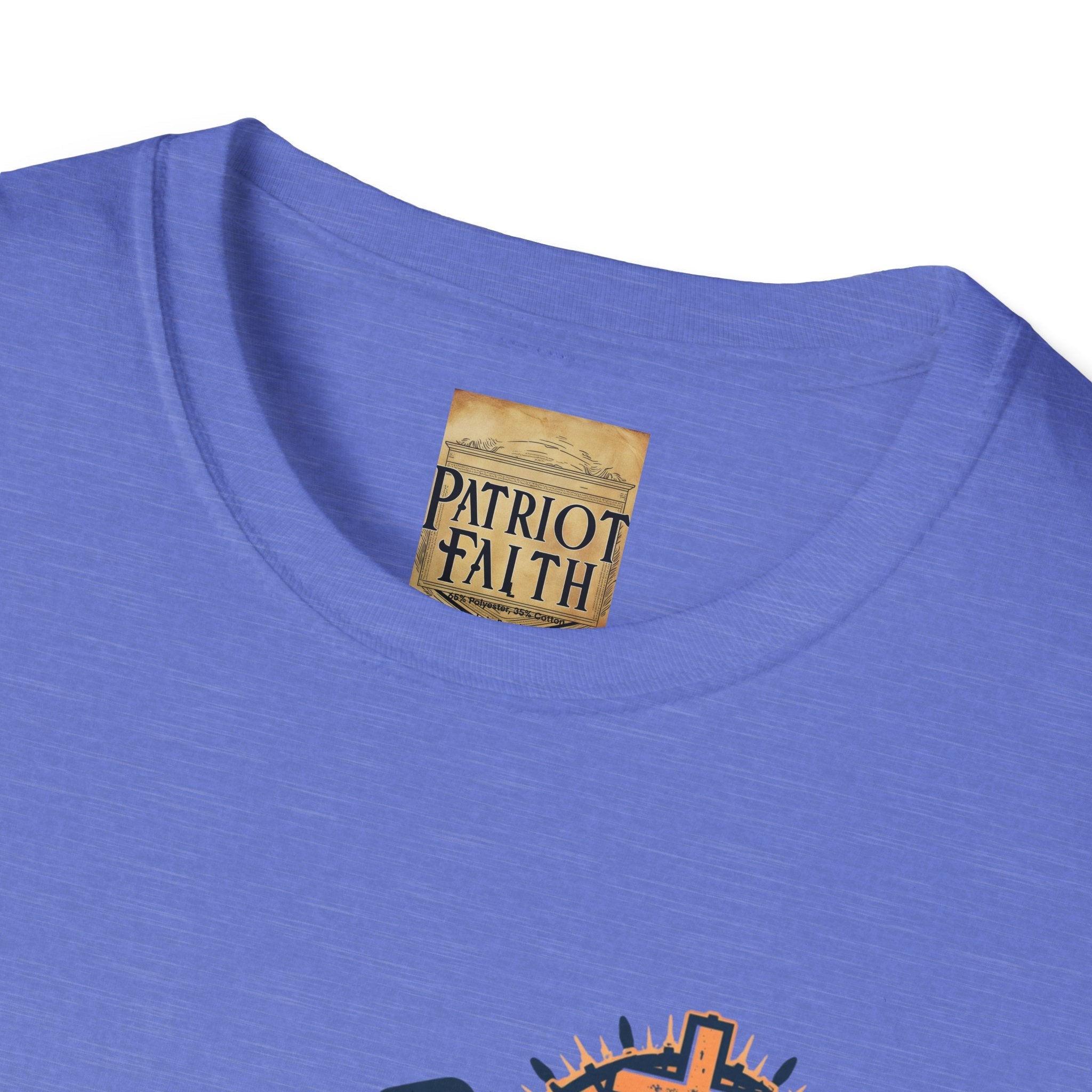 Religious Graphic Tee with Armor Of God Design - Unisex Softstyle T-Shirt Printify