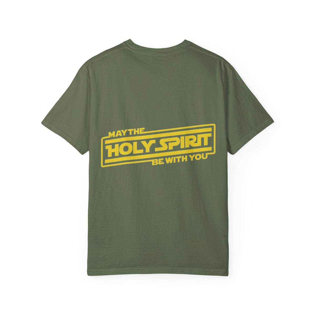 May the Holy Spirit Be With You T-shirt - Christian Star Wars Parody T-shirt Printify