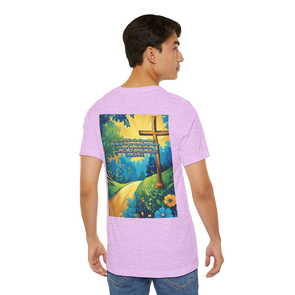 Trust in The Lord Proverbs 3:5-6 Biblical Design Unisex Jersey Short Sleeve Tee Printify