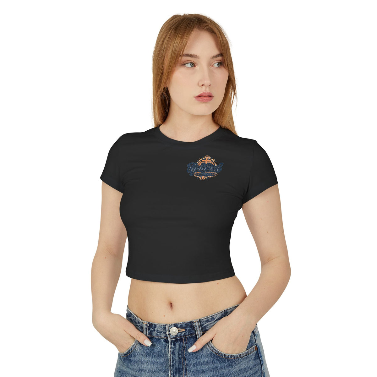 Women's Baby Tee - Isaiah 41:10 Bible Verse Religious Design Printify