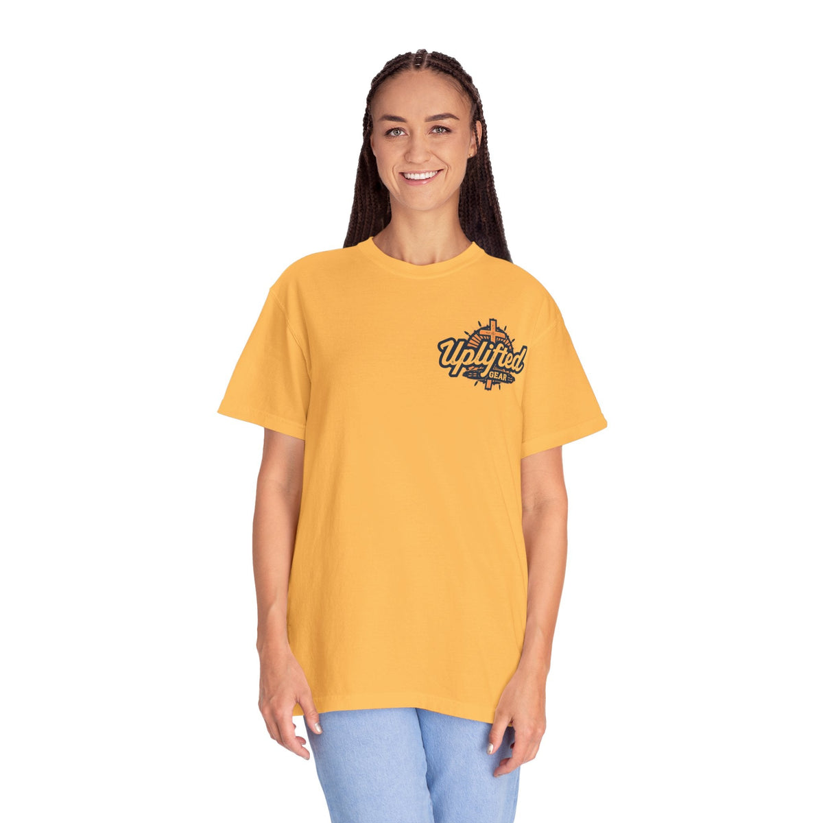 Jesus Saves Christmas T-shirt – Grinch vs Savior Light Battle Christian T-shirt for Hilarious Holiday Faith & True Joy Printify