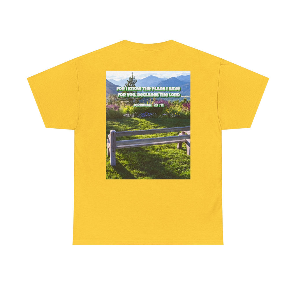 Bible Verse Unisex Tee -  Jeremiah 29 : 11 Printify