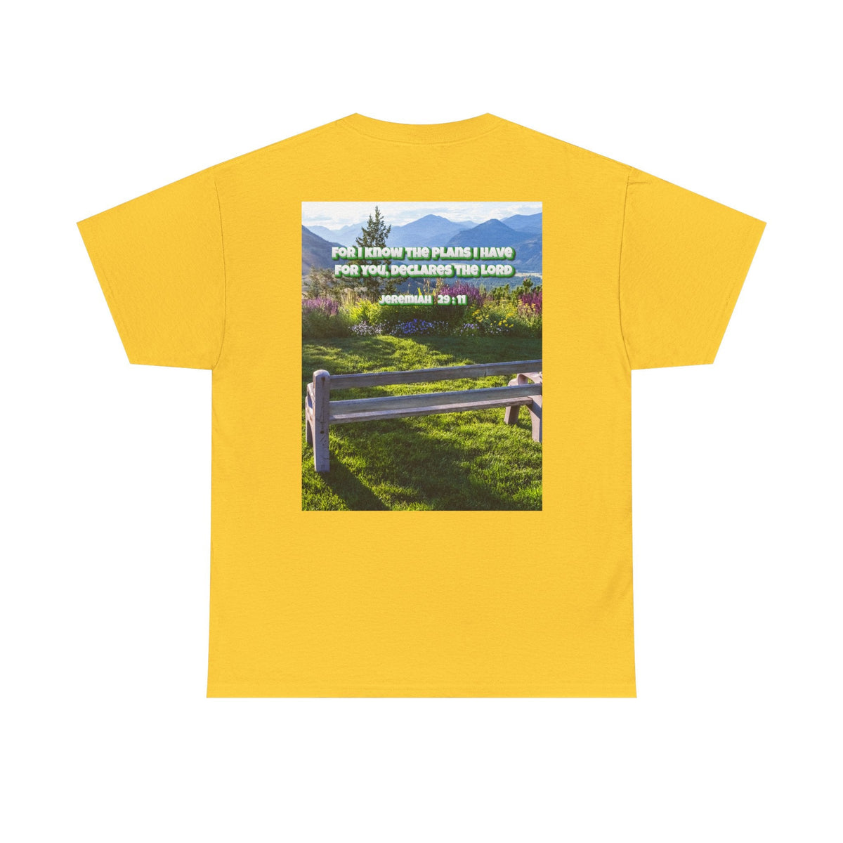 Bible Verse Unisex Tee -  Jeremiah 29 : 11 Printify