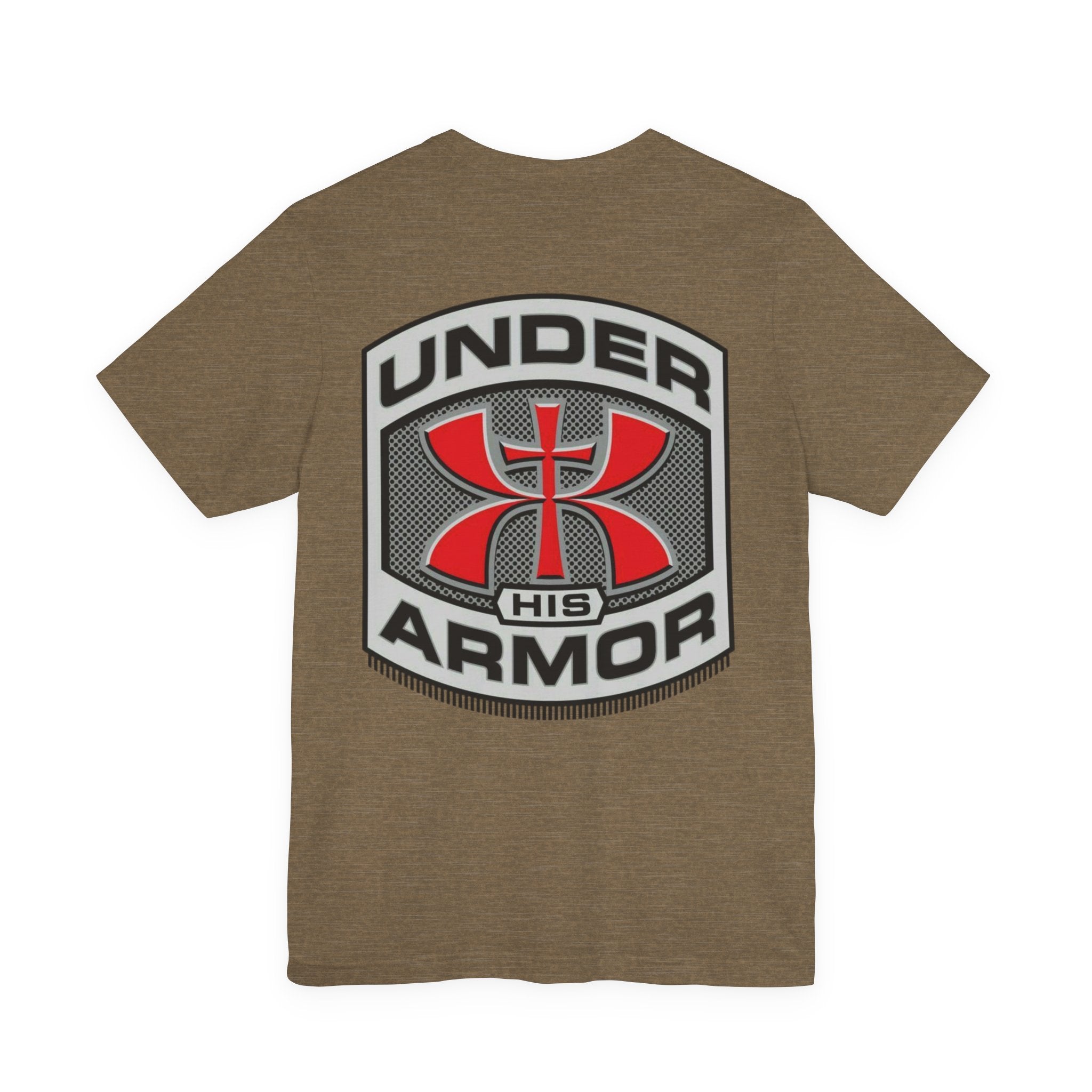 Under HIS Armor Christian T-Shirt — Faith-Inspired Under Armour Style Printify