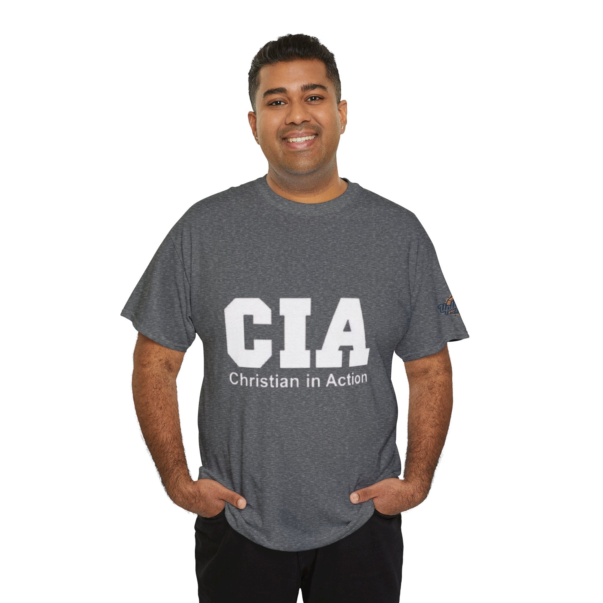 CIA Christian in Action T-shirt - Funny Faith Parody T-shirt - Mission Ready Apparel Printify
