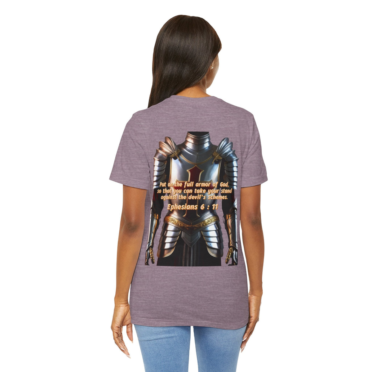 Religious Graphic Armor Of God Design - Unisex Jersey Short Sleeve Tee Printify