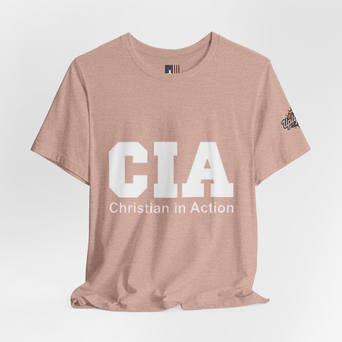 CIA Christian in Action T-shirt - Funny Faith Parody T-shirt - Mission Ready Apparel Printify