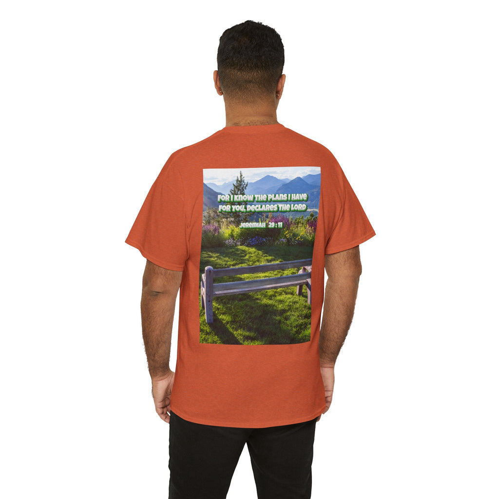 Bible Verse Unisex Tee -  Jeremiah 29 : 11 Printify