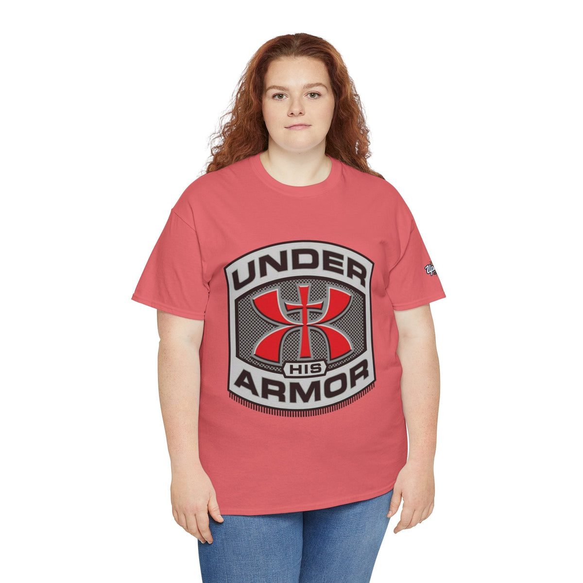 Under HIS Armor Christian T-Shirt — Faith-Inspired Under Armour Style Printify