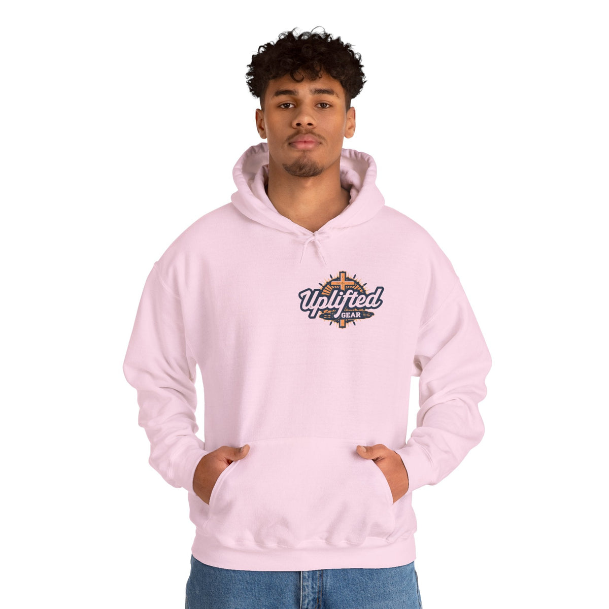 Unique Unicorn Hoodie – Rainbow Cross Psalm 139:14 Christian Hoodie for Wonderfully Made Printify