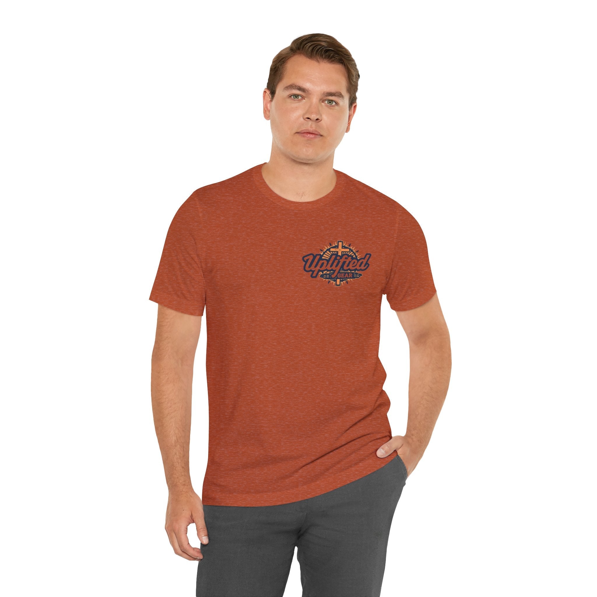 Religious Graphic Tee with Armor Of God Design Unisex Jersey Short Sleeve Tee Printify