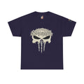 Christian Skull T-shirt - Crown of Thorns & Nails - Warrior Faith T-shirt Printify