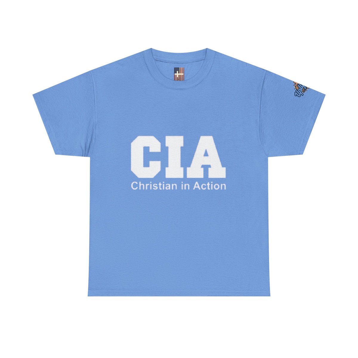 CIA Christian in Action T-shirt - Funny Faith Parody T-shirt - Mission Ready Apparel Printify