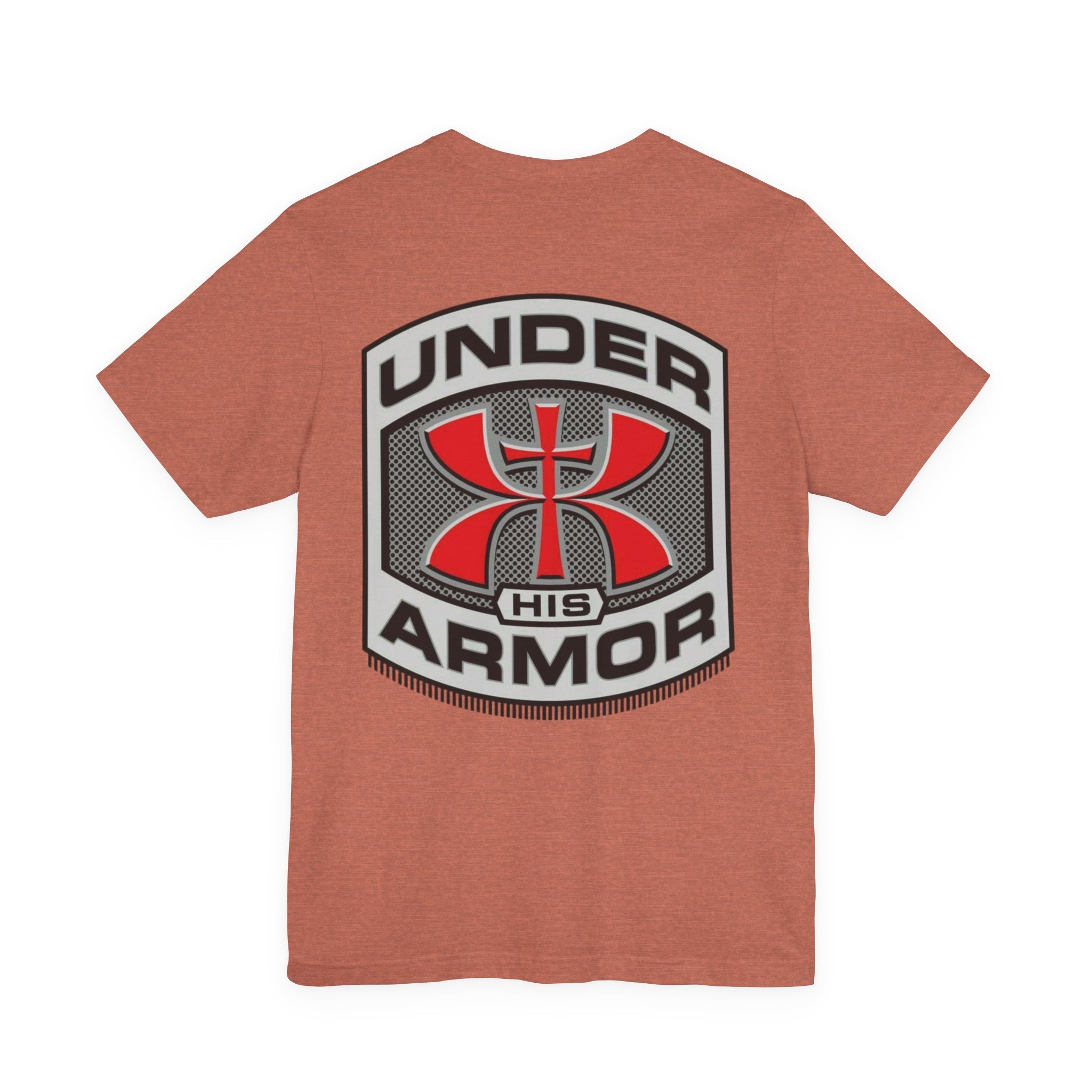 Under HIS Armor Christian T-Shirt — Faith-Inspired Under Armour Style Printify