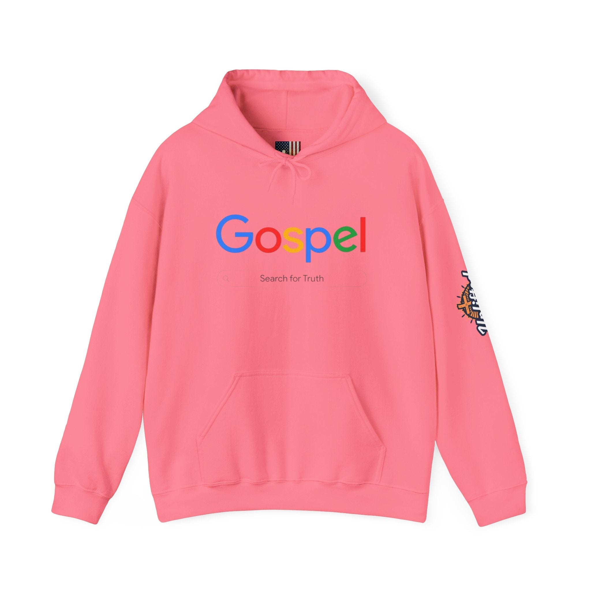 Gospel Hoodie — "Search for Truth" Christian Faith Pullover Printify