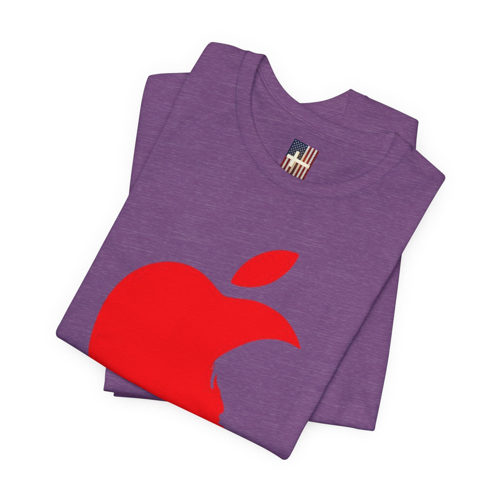 iPray Red Apple Christian T-Shirt — Faith Graphic Tee Printify