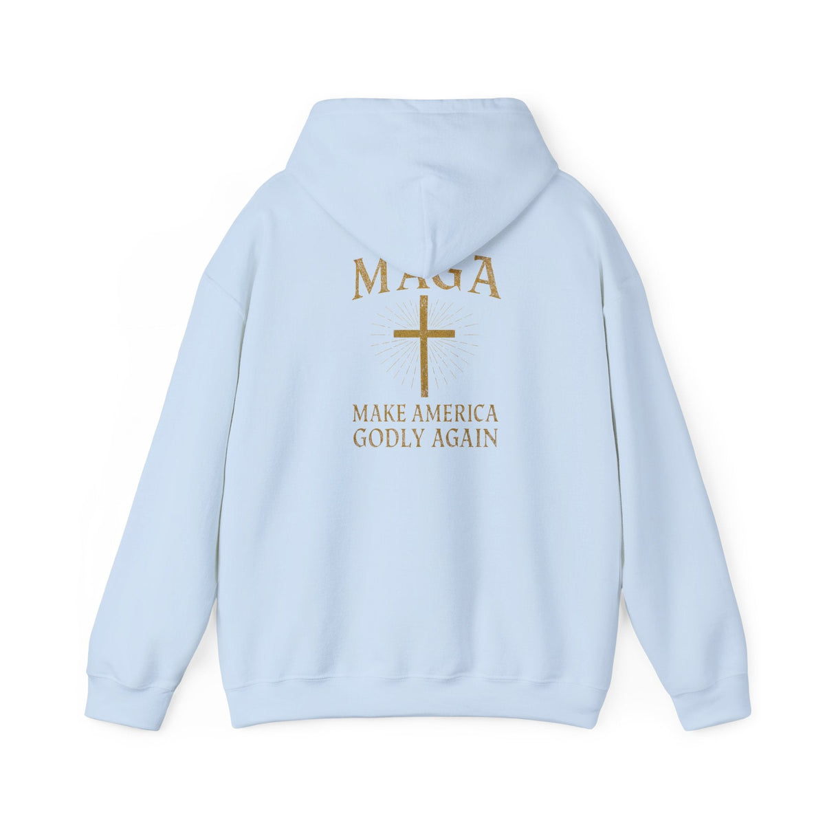 Make America Godly Again Hoodie – MAGA Christian Patriotic Sweatshirt for Biblical Values & Freedom Printify