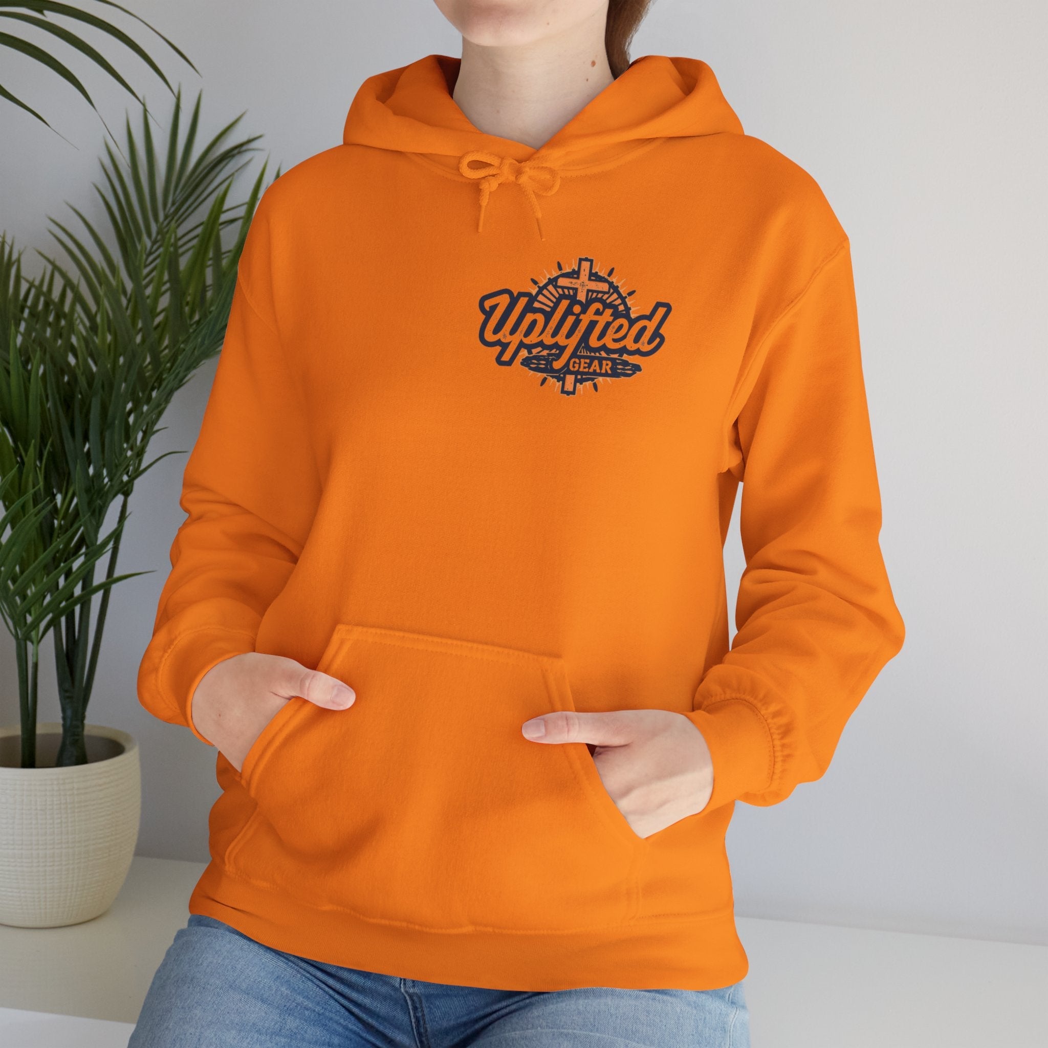 Jesus is King Hoodie – Bold Crown & Cross Christian Sweatshirt for Eternal Reign & Cozy Faith Printify