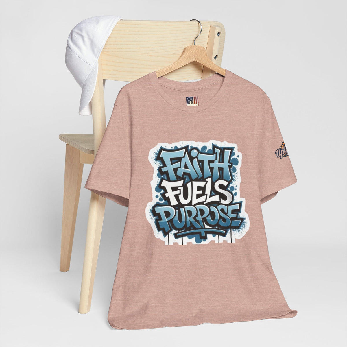 Faith Fuels Purpose T-shirt – Inspirational Christian T-shirt for Divine Drive & Unstoppable Belief Printify