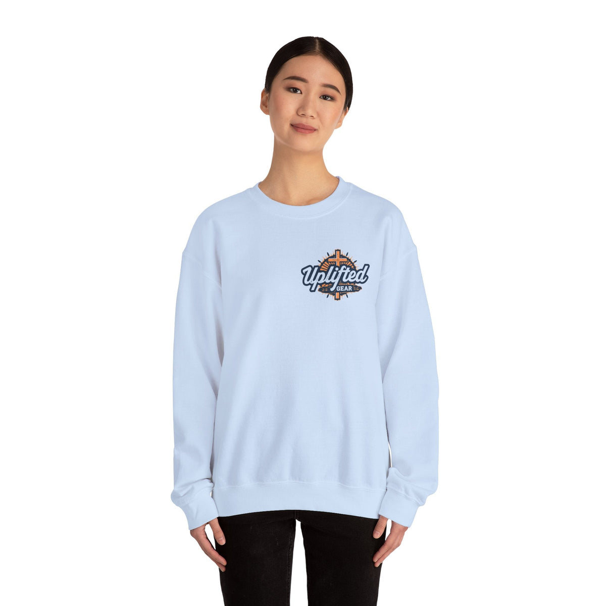 Christ is King Sweatshirt – Bold Crown & Cross Christian Hoodie for Unshakable Faith Printify