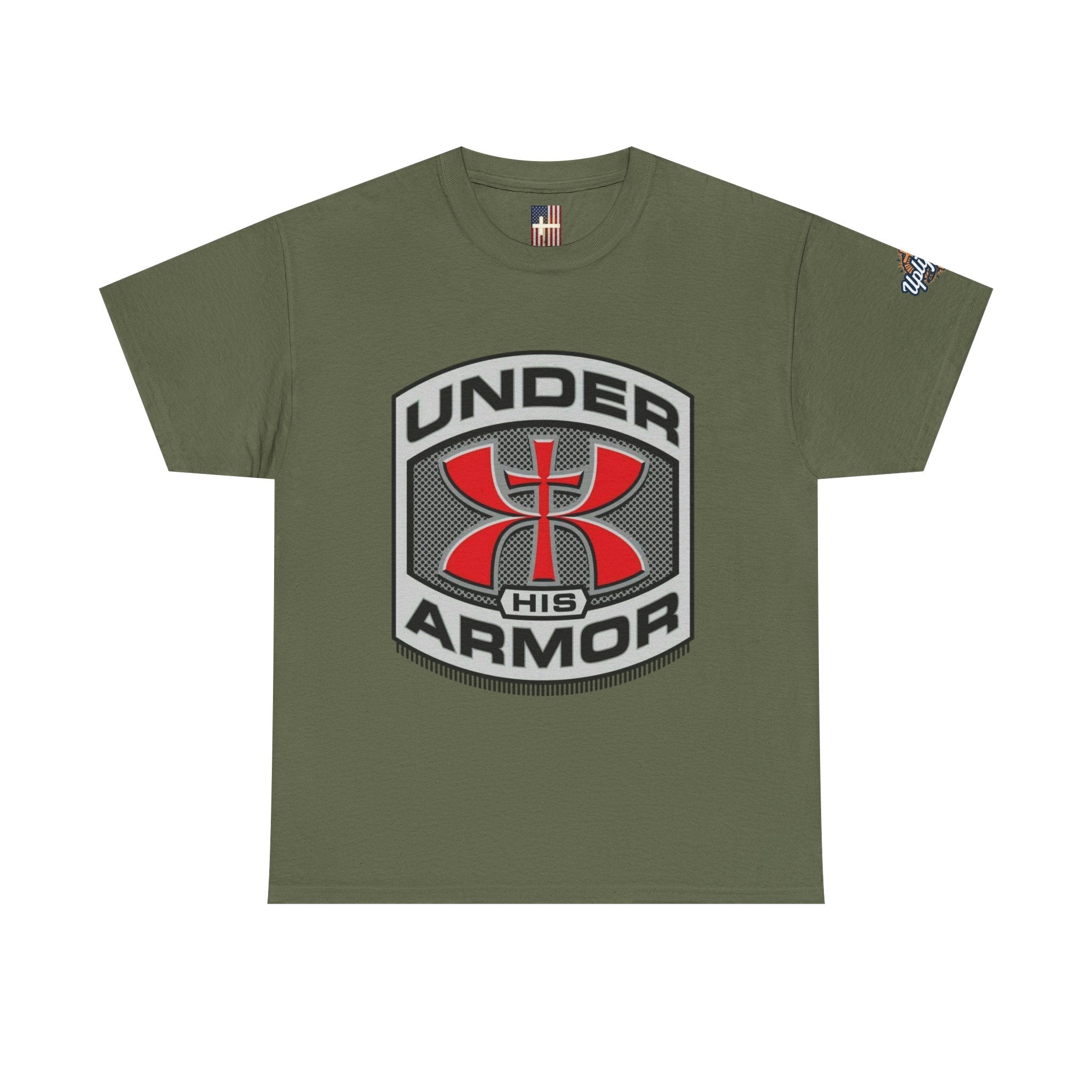 Under HIS Armor Christian T-Shirt — Faith-Inspired Under Armour Style Printify