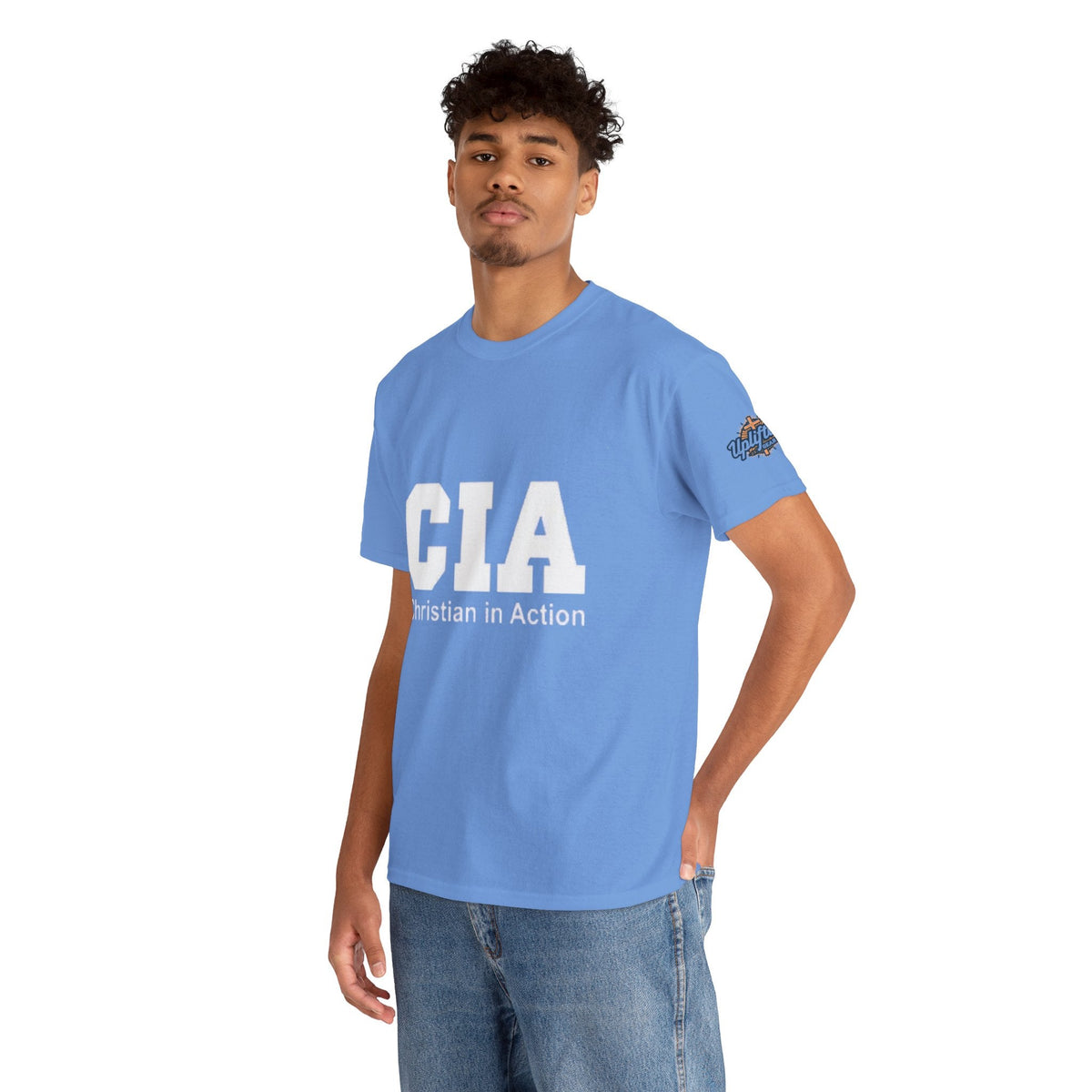 CIA Christian in Action T-shirt - Funny Faith Parody T-shirt - Mission Ready Apparel Printify