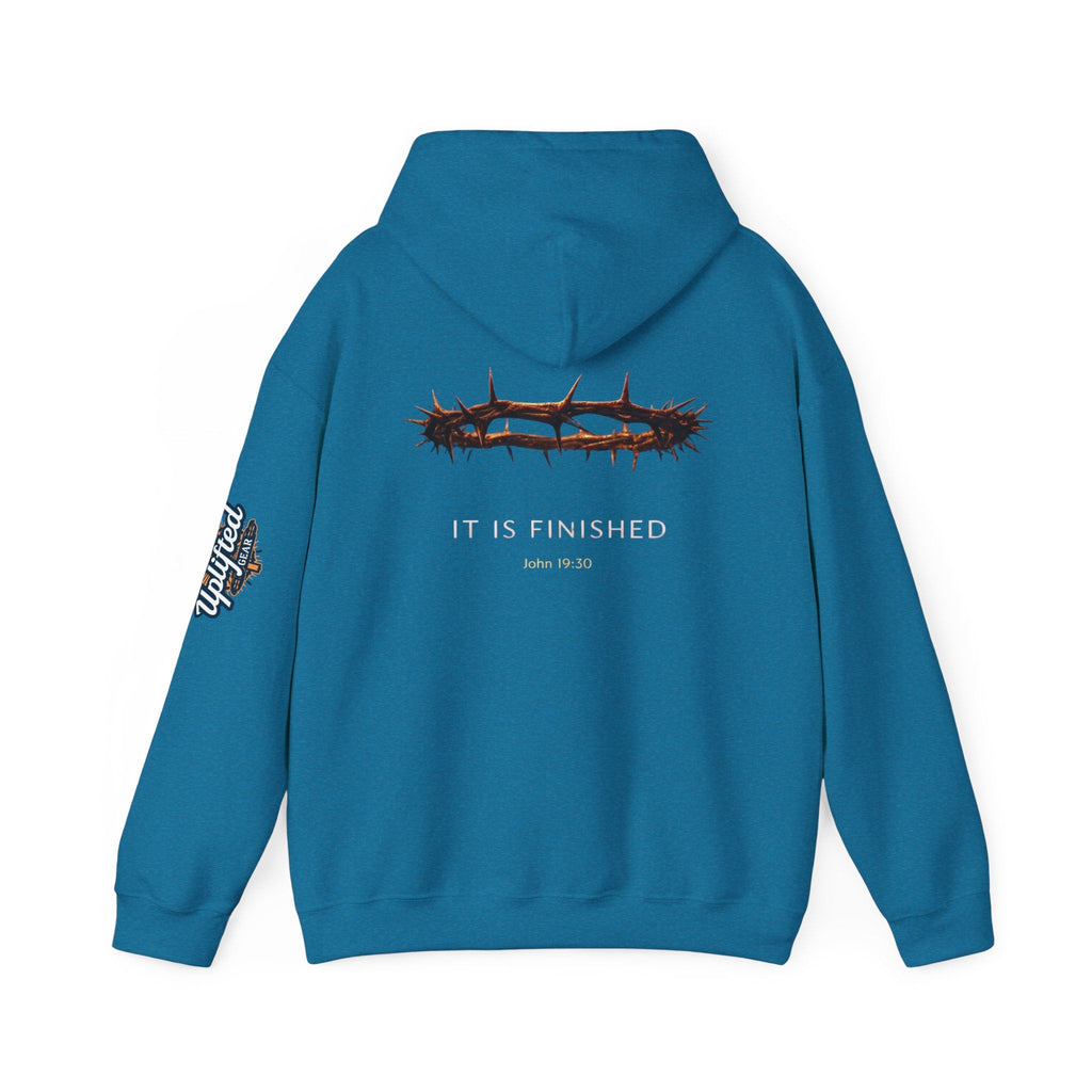 It Is Finished Crown of Thorns Hoodie — Christian John 19:30 Faith Hoodie Printify