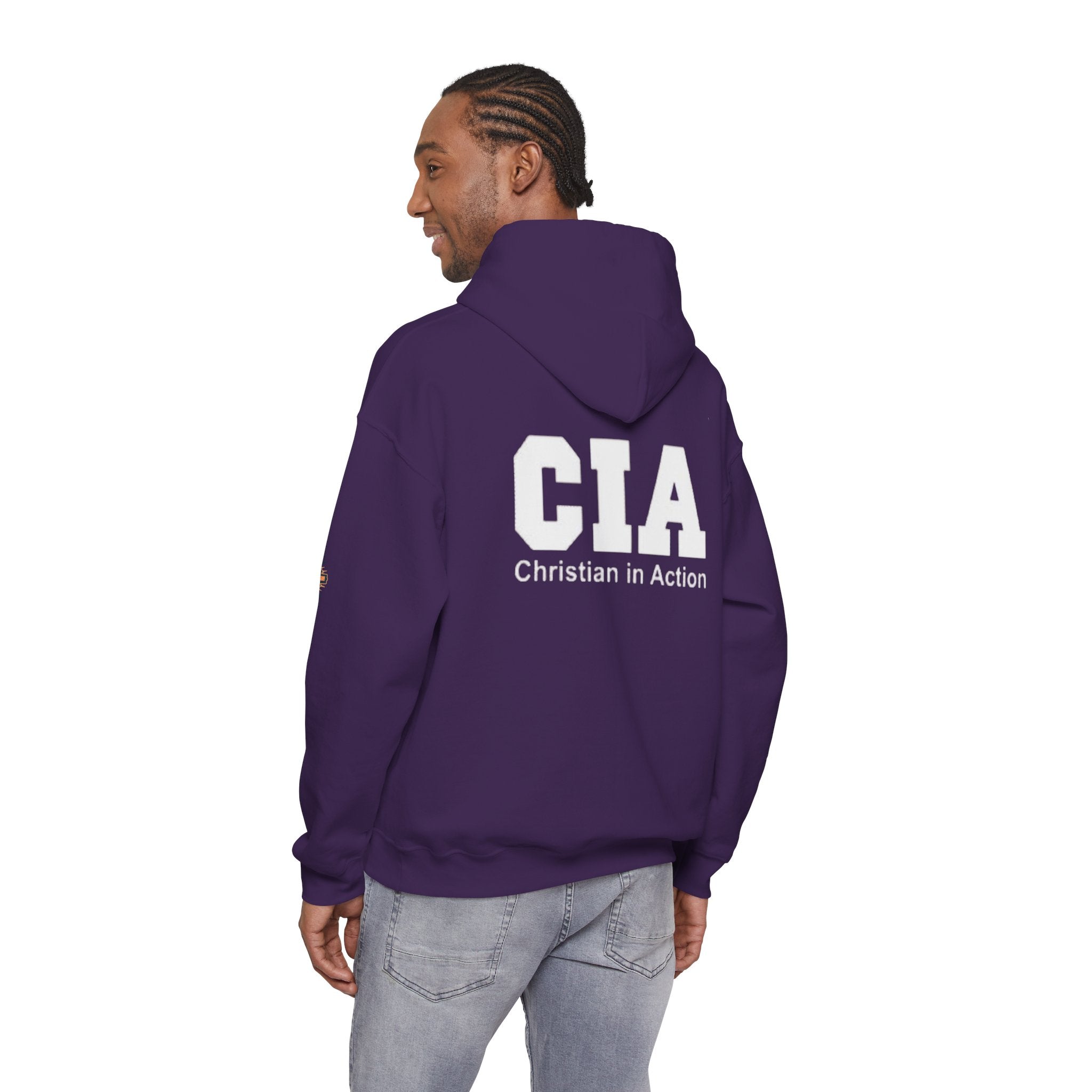 CIA Christian in Action Hoodie - Funny Faith Parody Hoodie - Mission Ready Apparel Printify