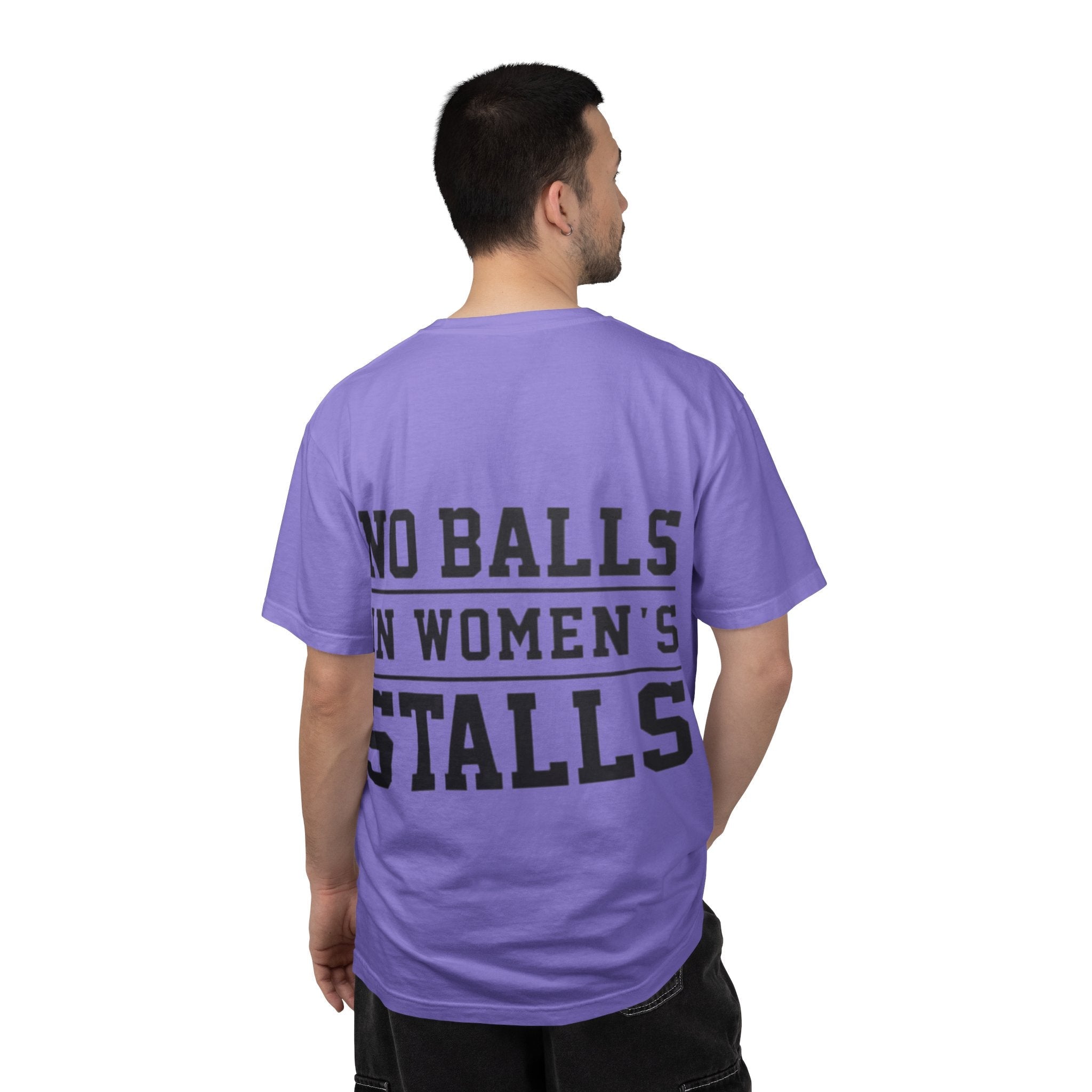 No Balls in Women’s Stalls Graphic Tee — Uplifted Sports Vibe T-Shirt Printify