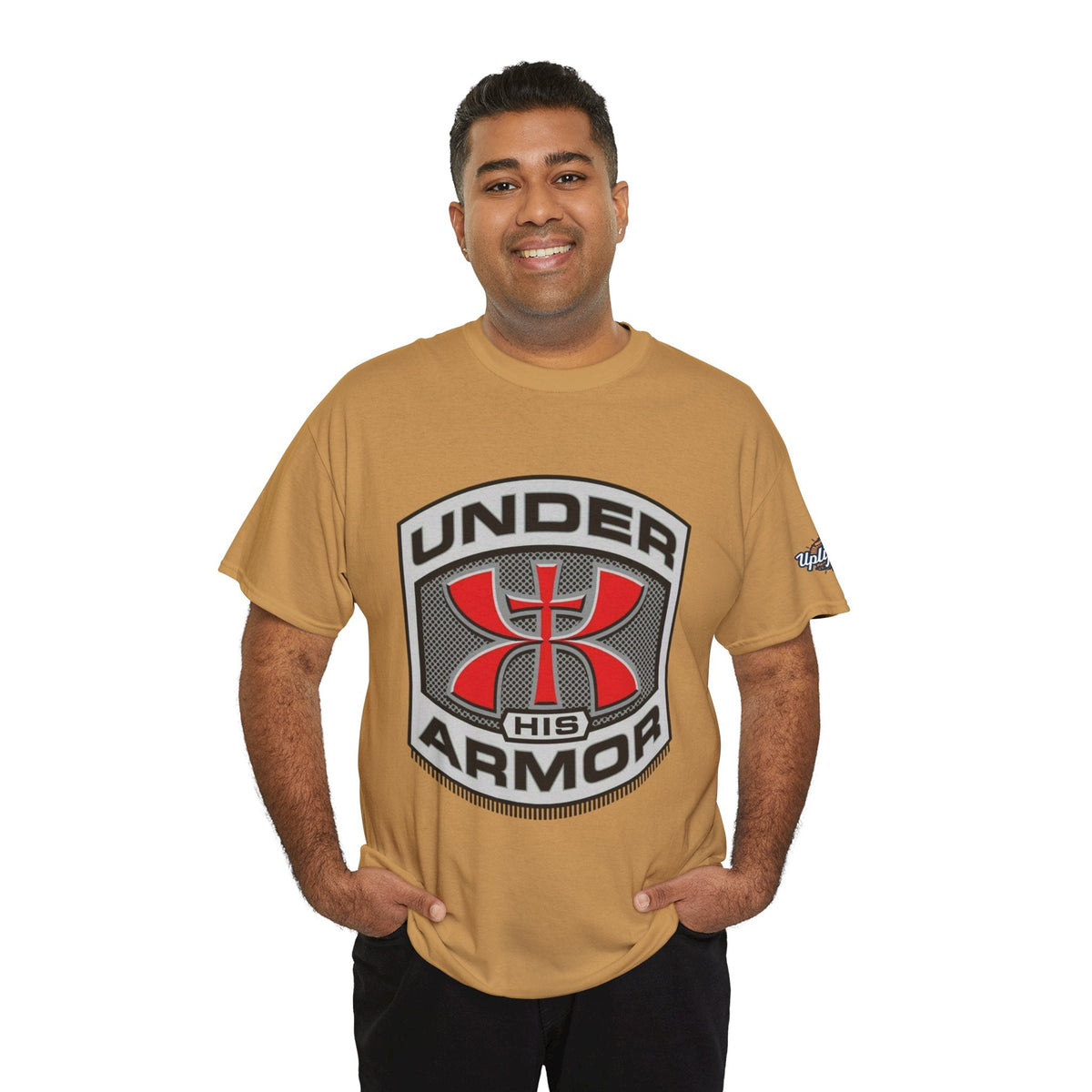 Under HIS Armor Christian T-Shirt — Faith-Inspired Under Armour Style Printify