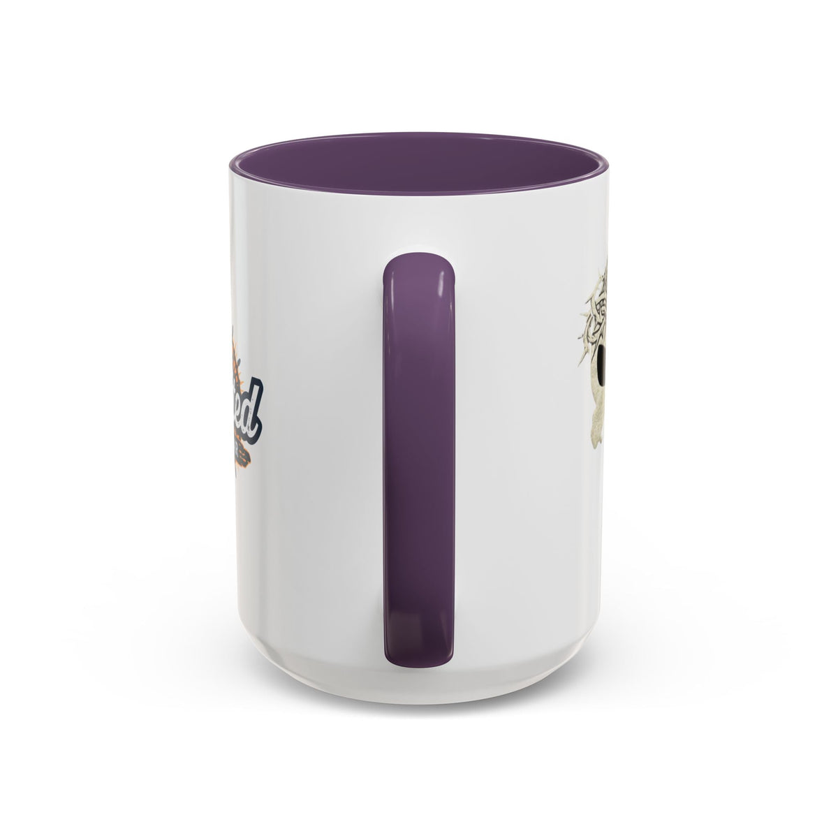 Christian Skull Coffee Mug — Crown of Thorns “Warrior Faith” (11/15 oz) Printify