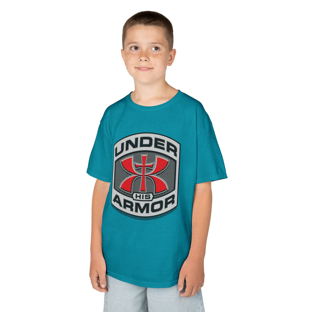 Under HIS Armor Christian T-Shirt — Faith-Inspired Under Armour Style Printify
