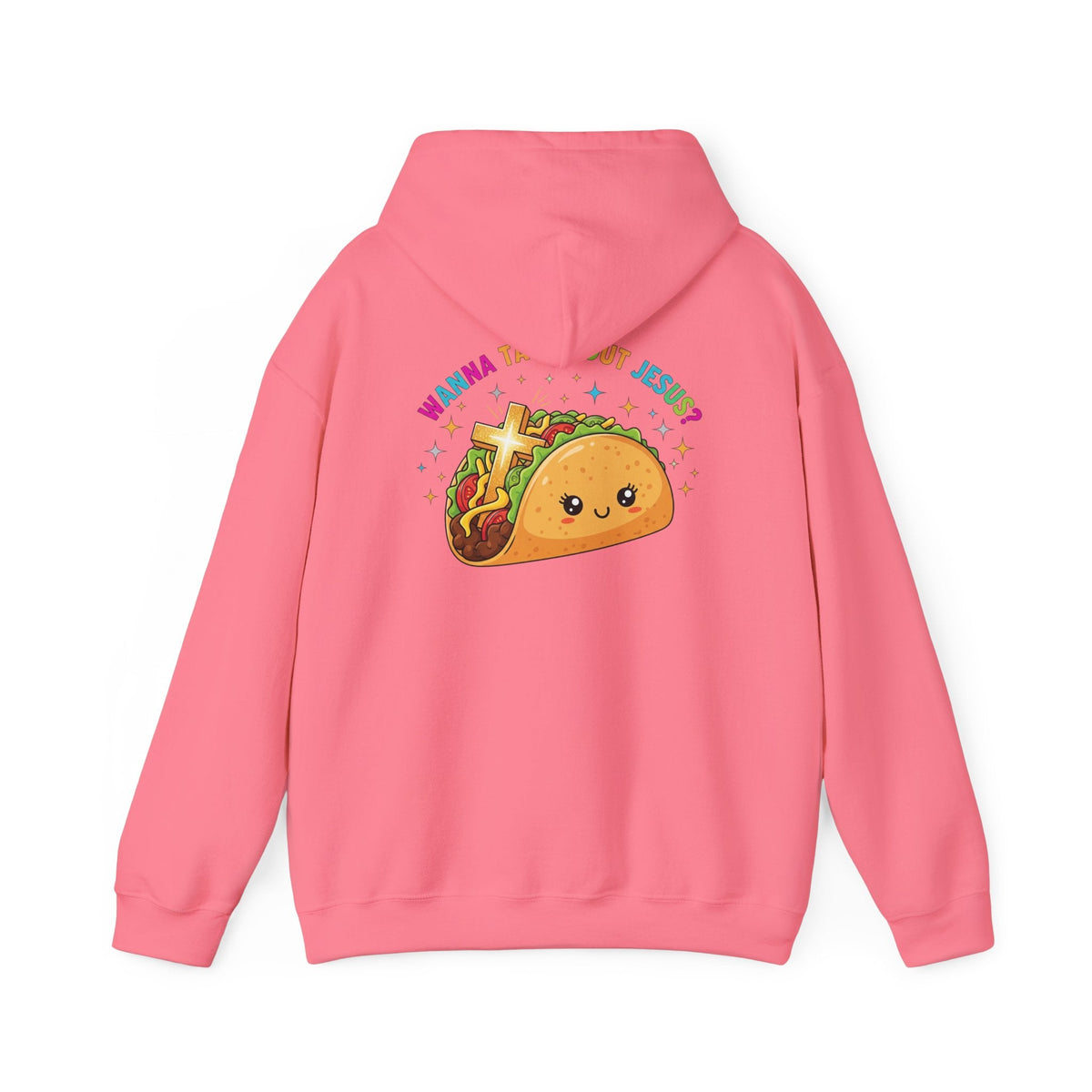 Wanna Taco 'Bout Hoodie – Cozy Christian Pun Hoodie for Faith & Fun Printify