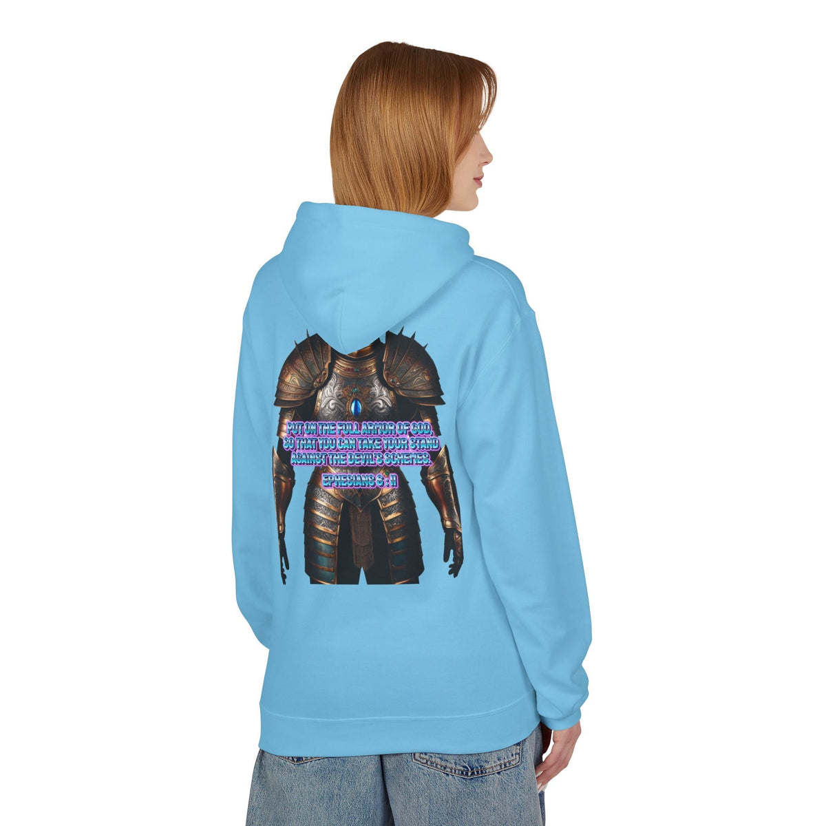 Hoodie - Ephesians 6:11 Bible Verse Religious Design Printify