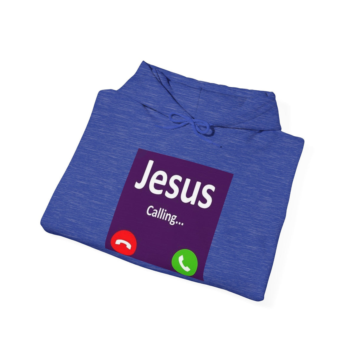 Jesus Calling Hoodie – Funny Cell Phone Screen Christian Sweatshirt for Divine Connection & Faith Humor Printify