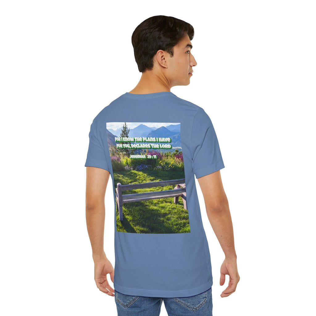 Bible Verse Unisex Tee - Jeremiah 29 : 11 Printify