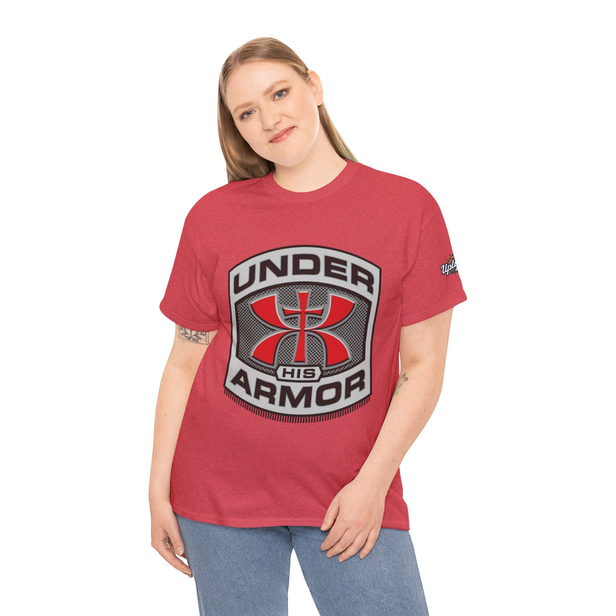 Under HIS Armor Christian T-Shirt — Faith-Inspired Under Armour Style Printify