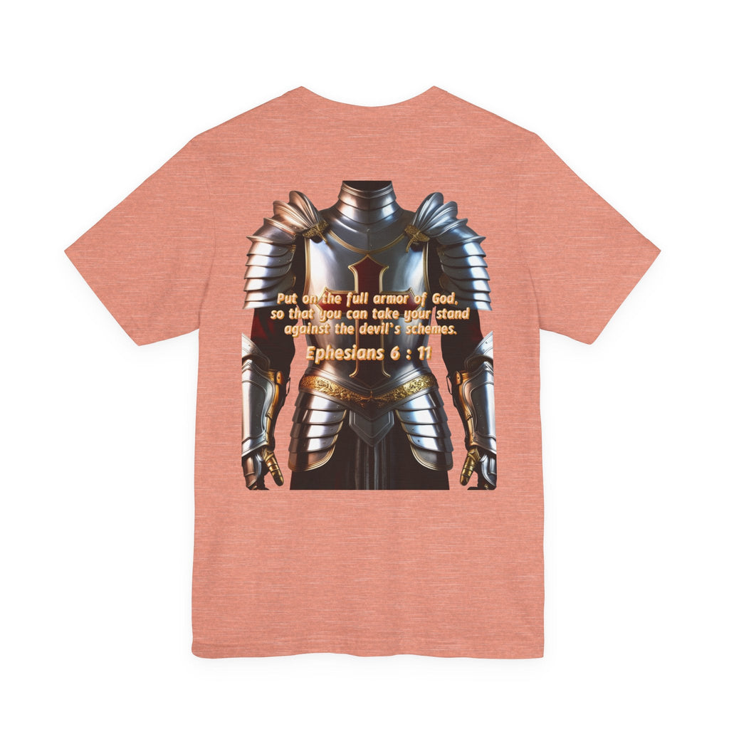 Religious Graphic Armor Of God Design - Unisex Jersey Short Sleeve Tee Printify