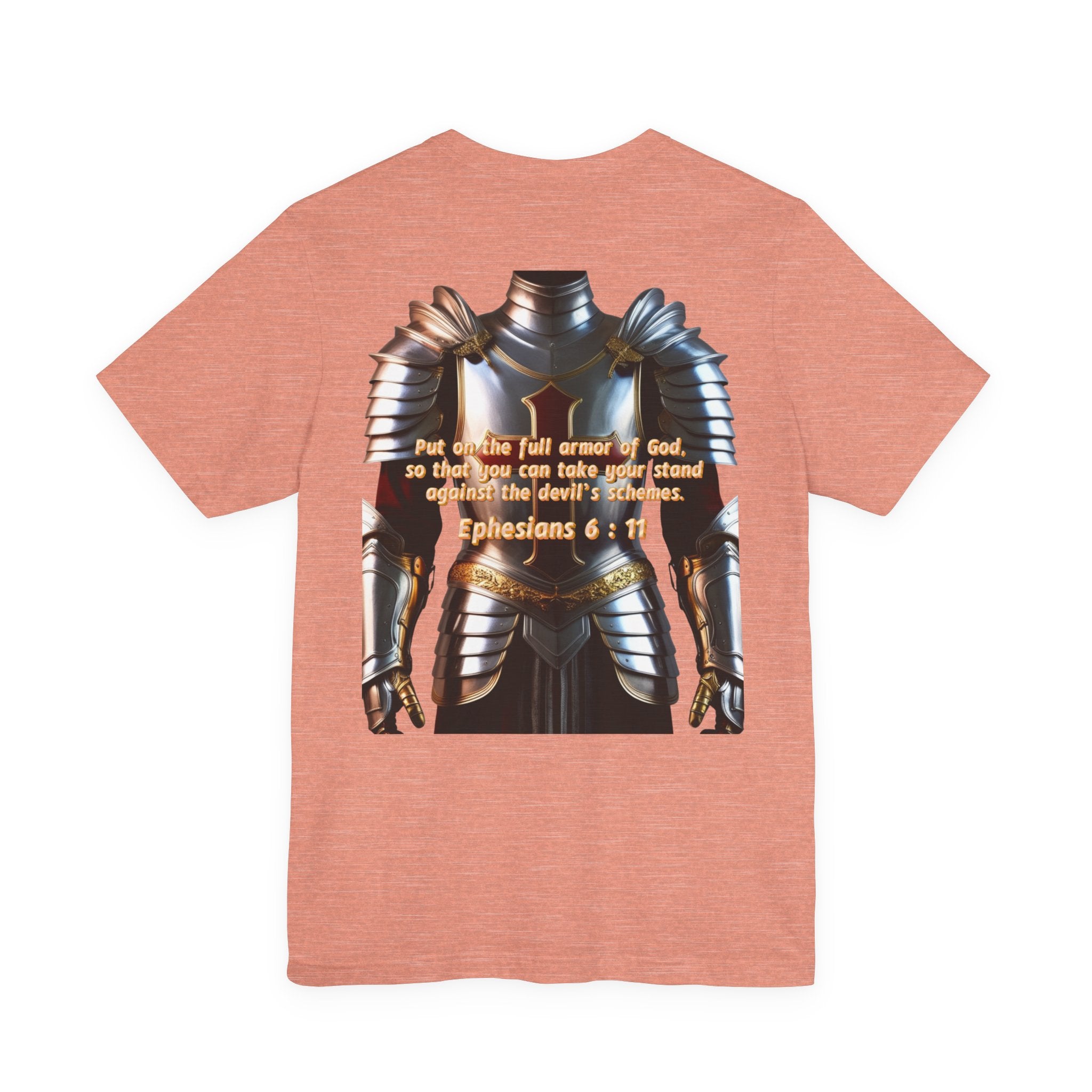 Religious Graphic Armor Of God Design - Unisex Jersey Short Sleeve Tee Printify