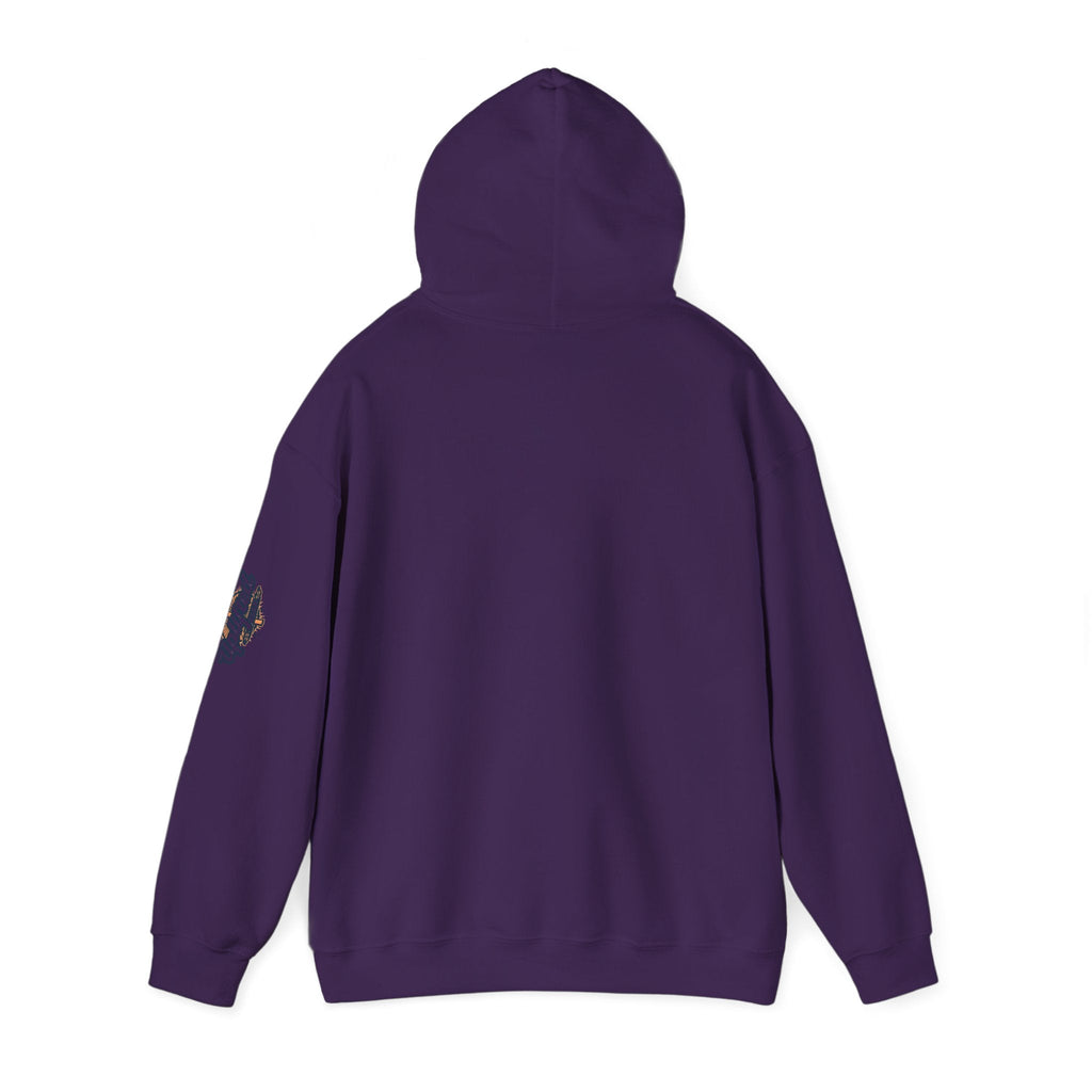Jesus Ichthys Hoodie – Christian Fish Symbol with Cross & Jesus Inscription Sweatshirt for Eternal Faith & Streetwear Printify