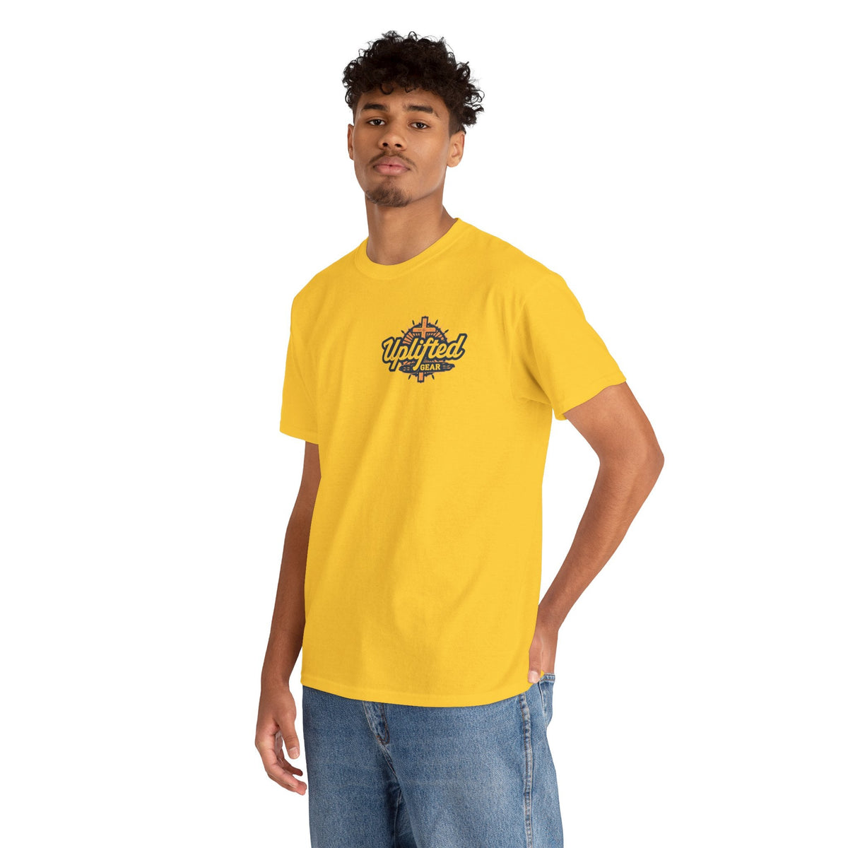 Trust in The Lord Proverbs 3:5-6 Biblical Design Unisex Heavy Cotton Tee Printify