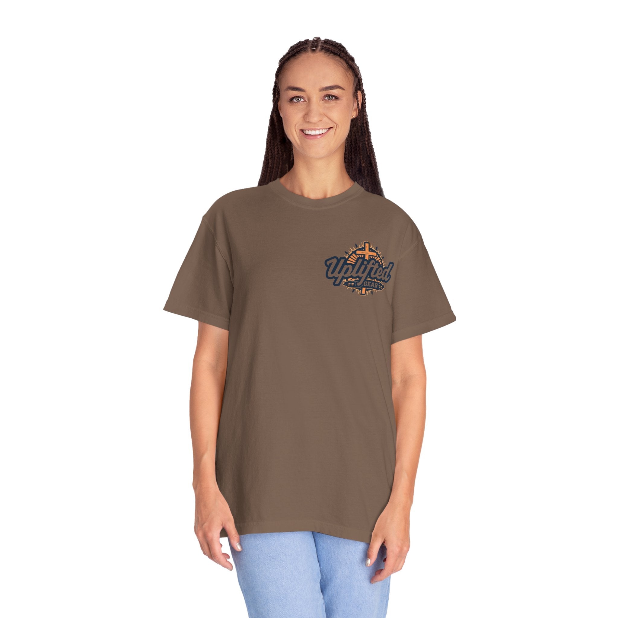 Christ is King T-Shirt – Bold Crown & Cross Christian Tee for Unashamed Faith Printify