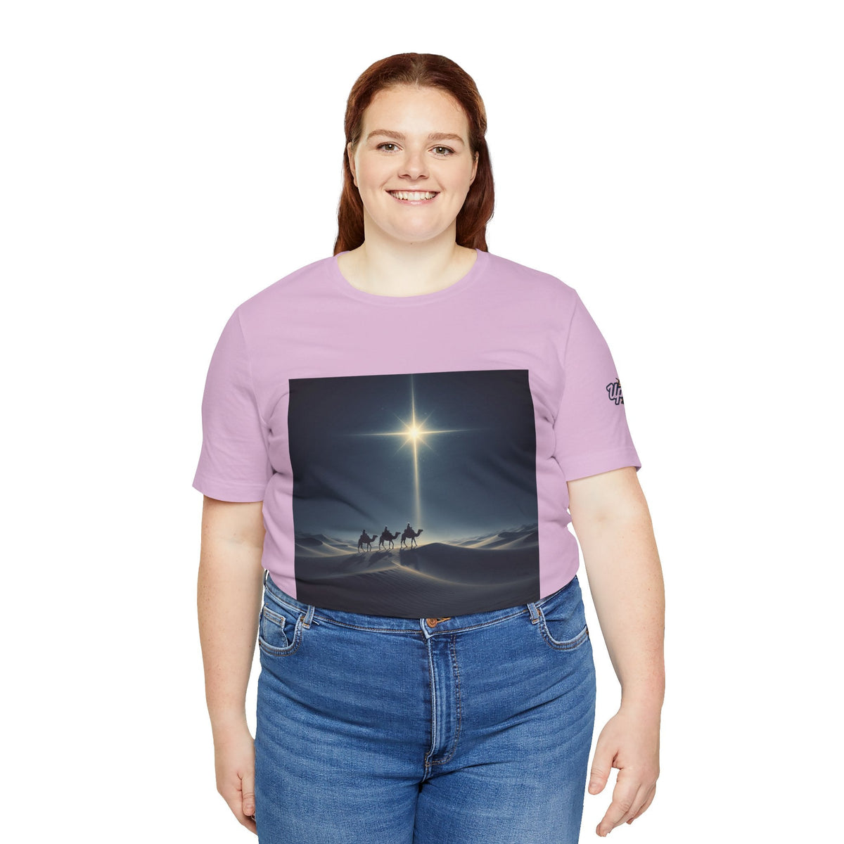 3 Wise Men T-shirt – Magi Camels Nativity Journey Christian Christmas T-shirt for Epiphany Faith & Holy Night Printify