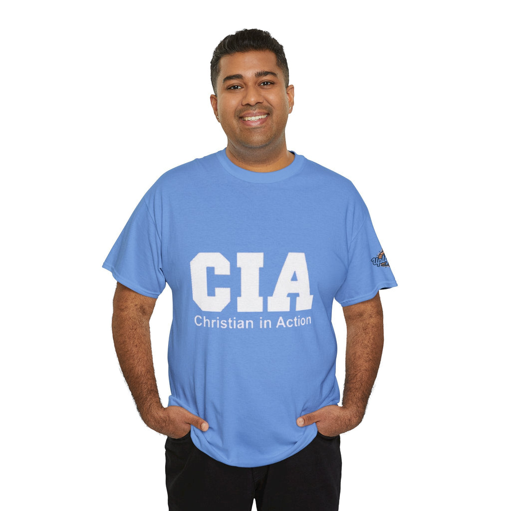 CIA Christian in Action T-shirt - Funny Faith Parody T-shirt - Mission Ready Apparel Printify