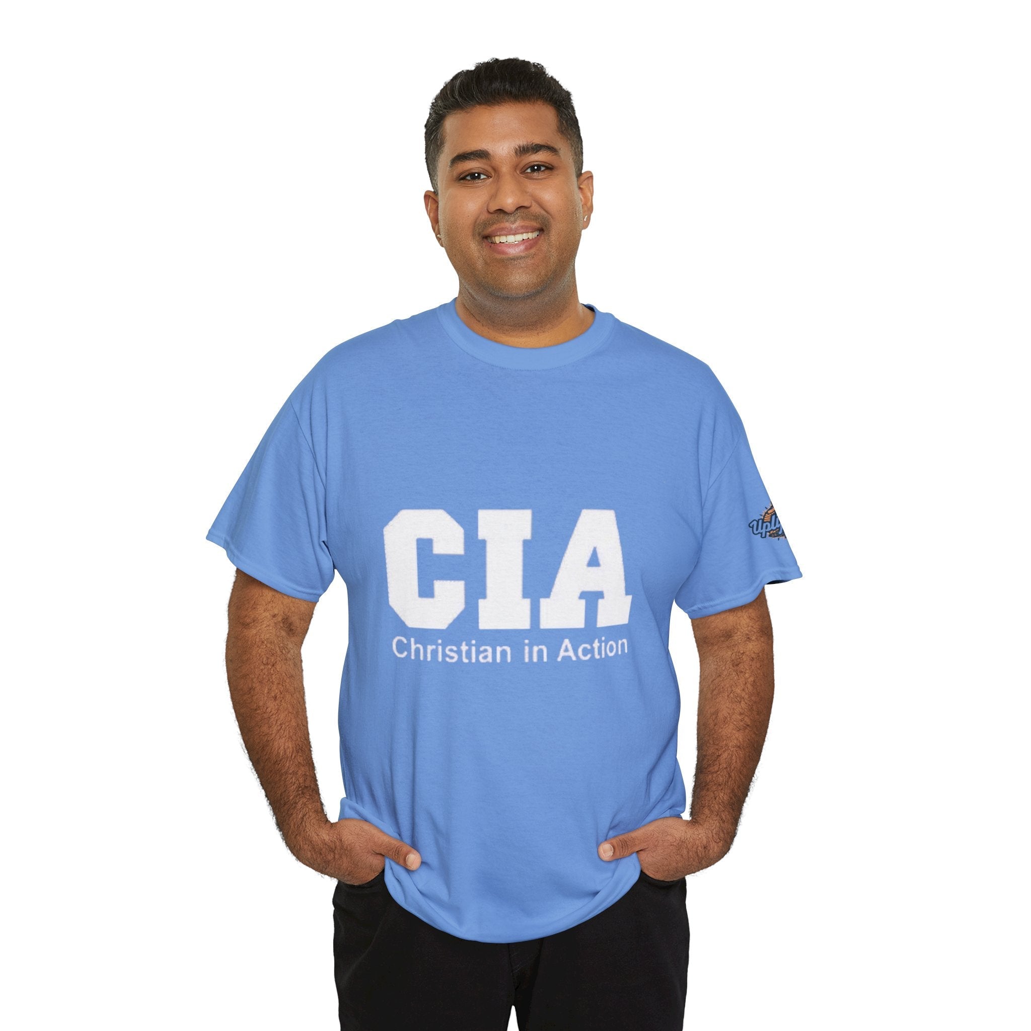 CIA Christian in Action T-shirt - Funny Faith Parody T-shirt - Mission Ready Apparel Printify