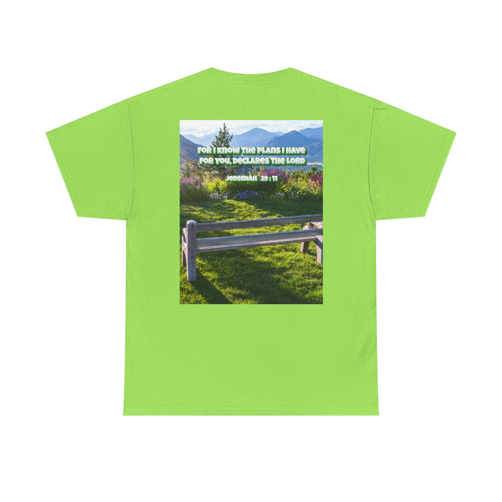 Bible Verse Unisex Tee -  Jeremiah 29 : 11 Printify