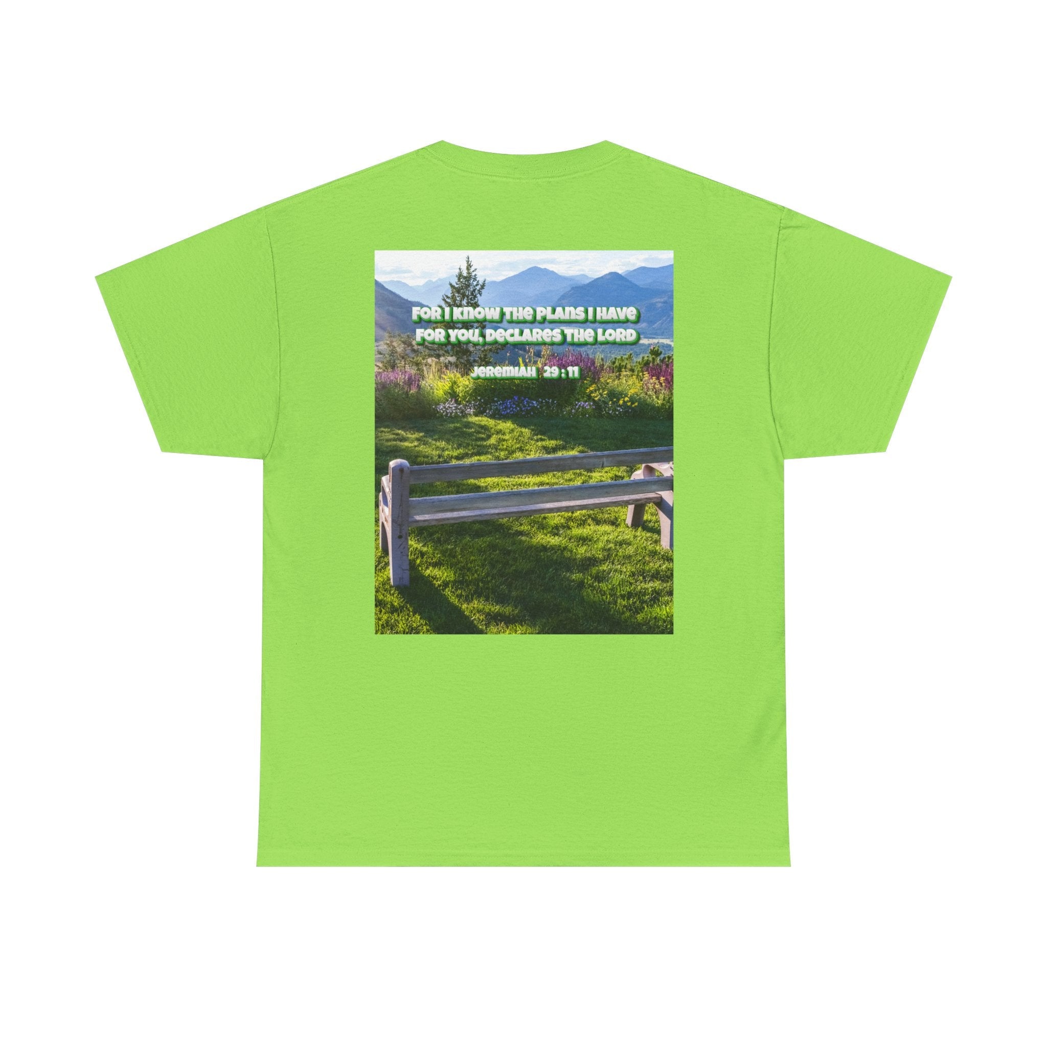 Bible Verse Unisex Tee -  Jeremiah 29 : 11 Printify