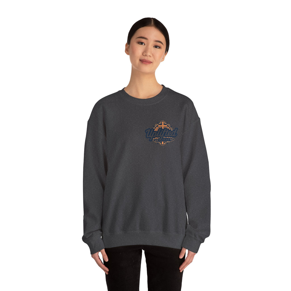 God Created Adam and Eve Sweatshirt – Biblical Truth Christian Sweatshirt for Unshakable Faith Printify
