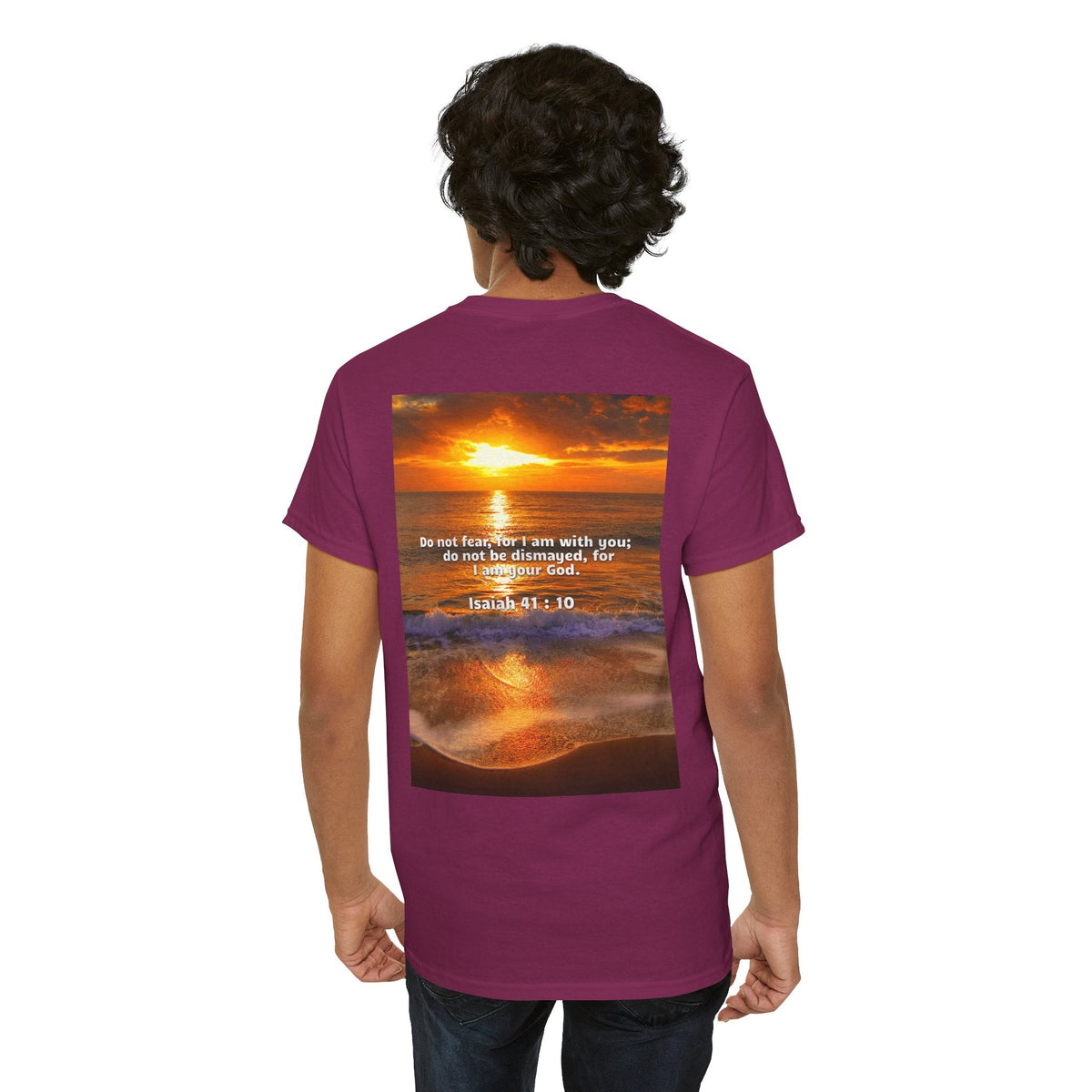 Bible Verse Unisex Tee -  Isaiah 41 : 10 Printify